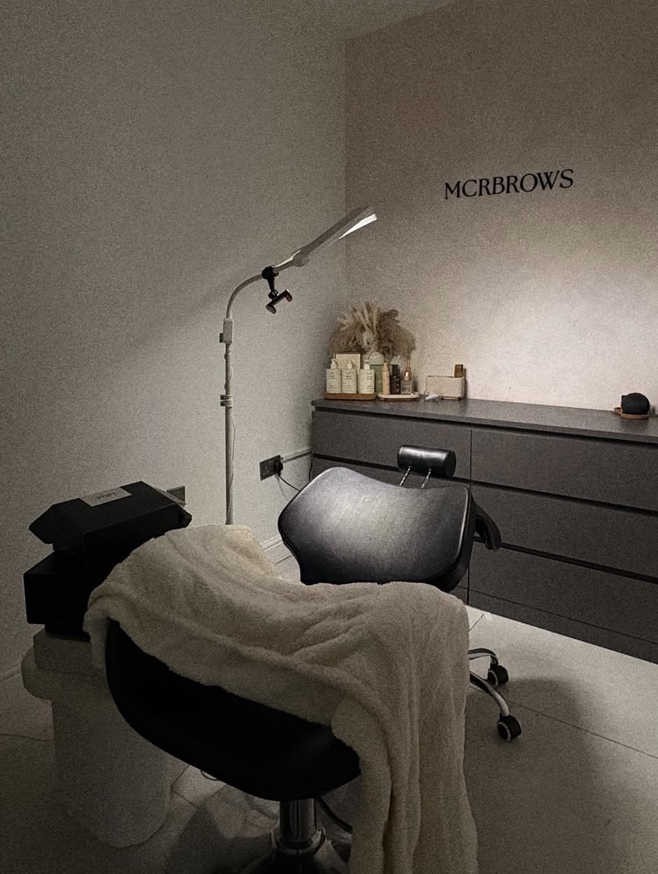 The MCR Brows treatment setup at Studio 8 MCR